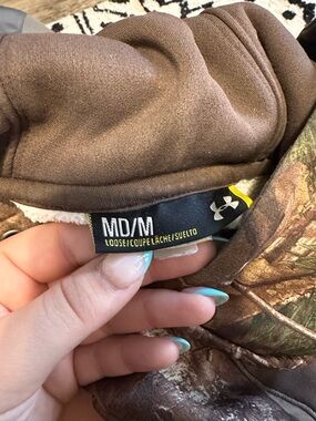 Under Armour Brown Realtree Camo Hoodie Jacket